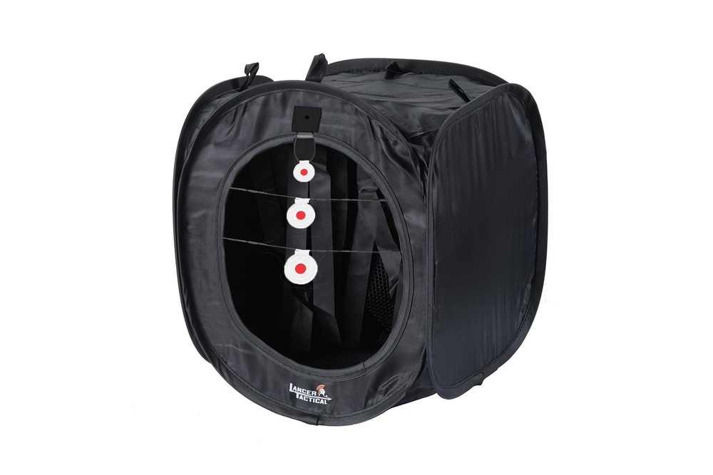 Portable Airsoft Target Tent-Black-Non Lethal BB Shooting Target (Black Small...
