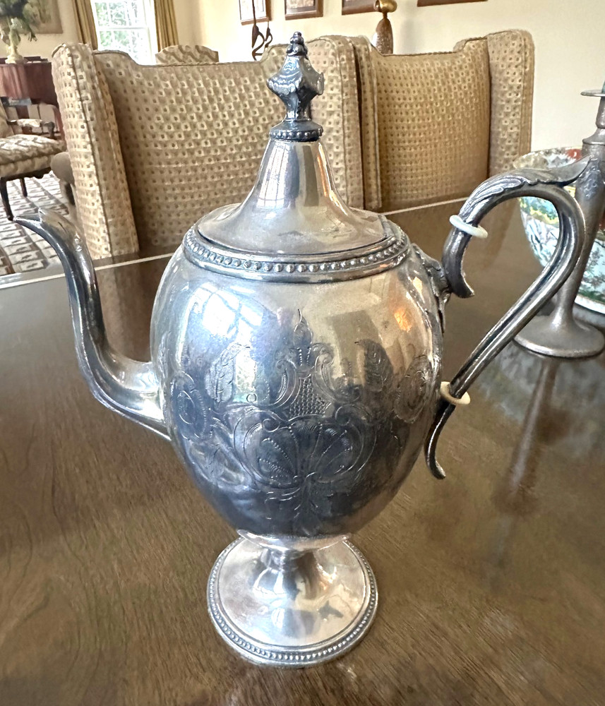 Taunton Britannia Silver Plate Coffee & Samovar Pots