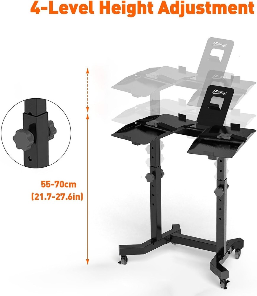 Adjustable Double Dumbbell Rack Stand For SelectTech 552/1090 Dumbbell Holder US