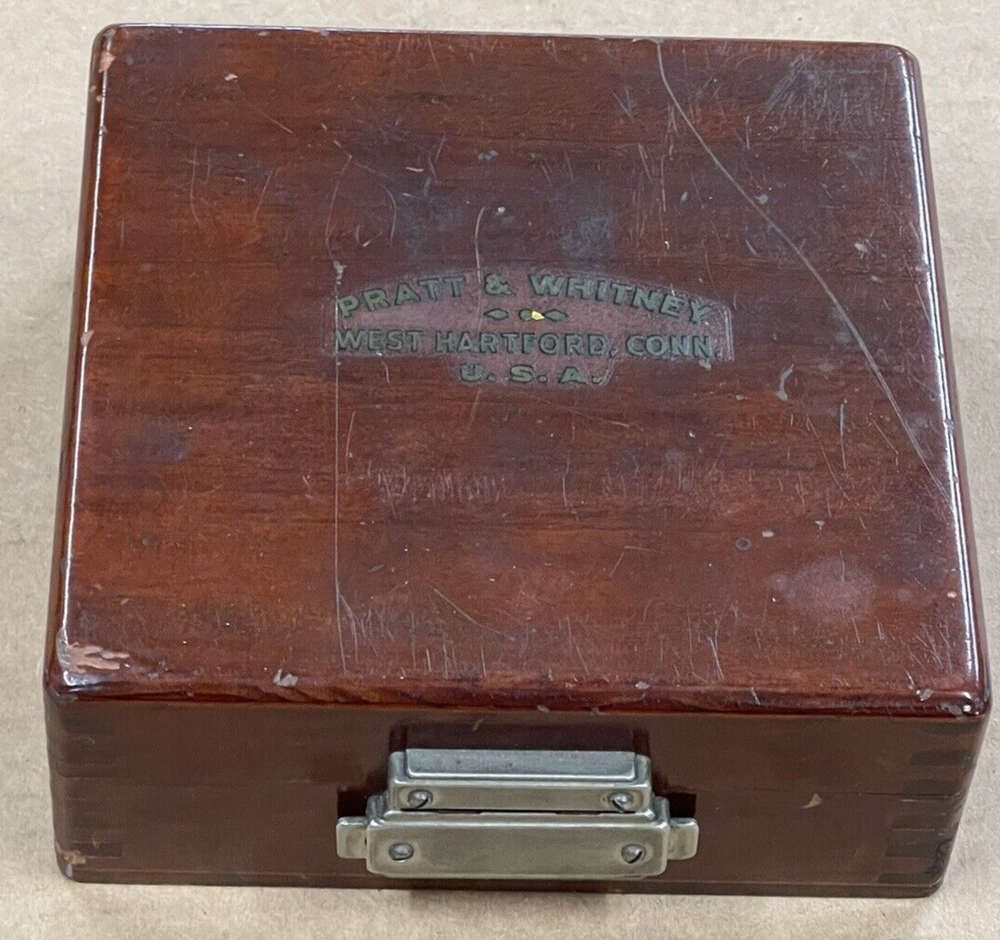 Pratt Whitney Gage Block Set 1", 2", 3", 4" +