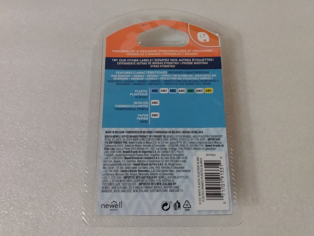 DYMO Portable Printer Handheld Label Maker Black Silver Letratag 100H w Labels
