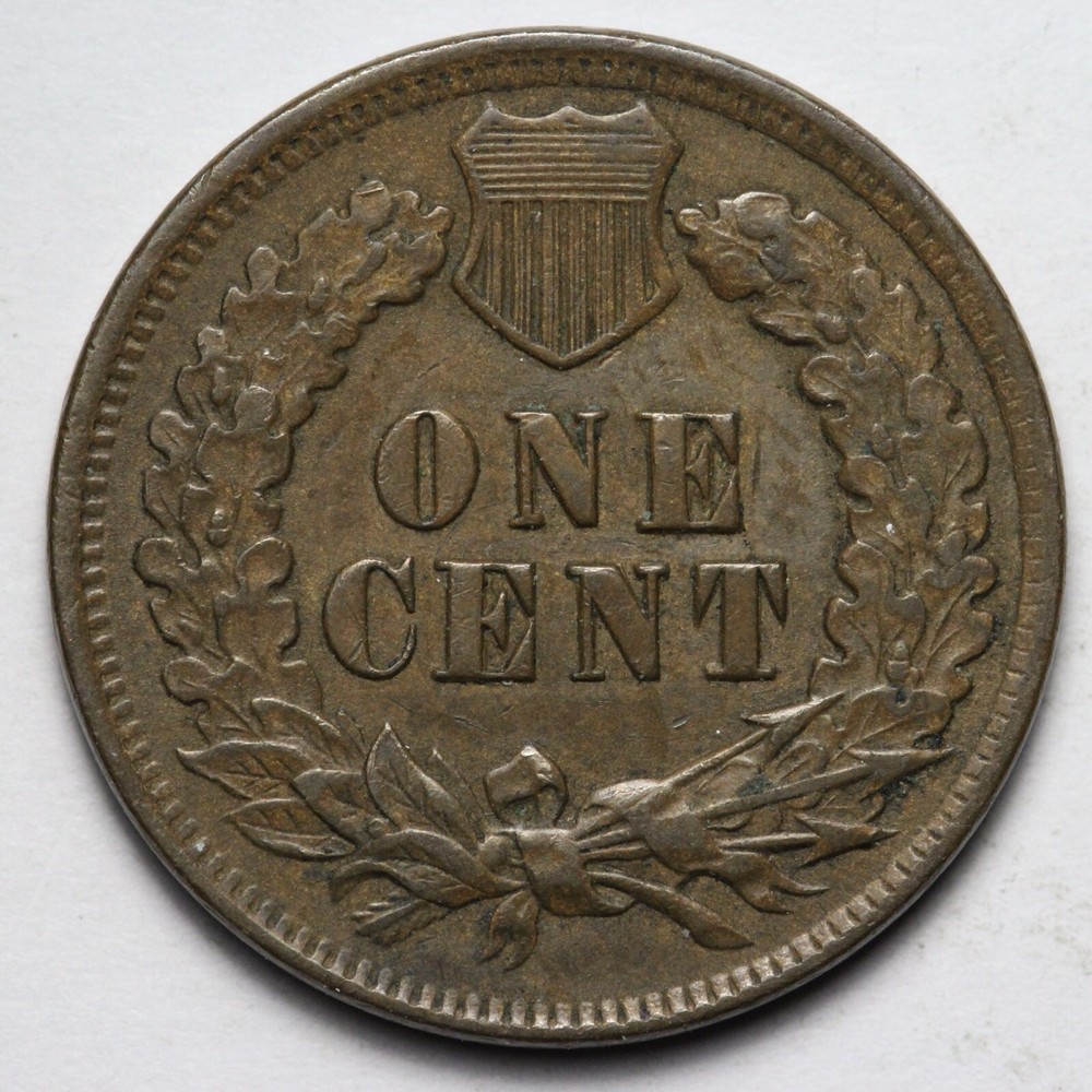 1902 Indian Head Cent Penny AU E233 RDH