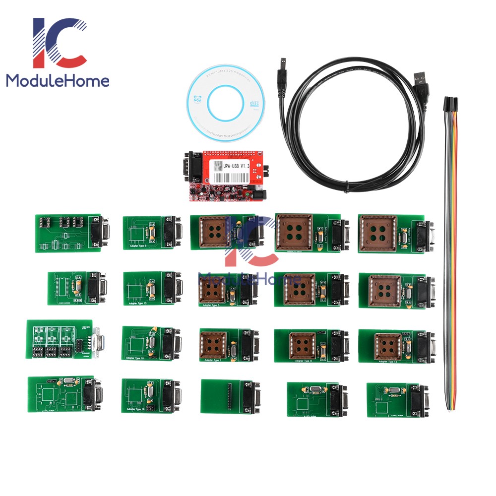 UPA USB Programmer with Full Adaptors Support NEC Function Software V1.3