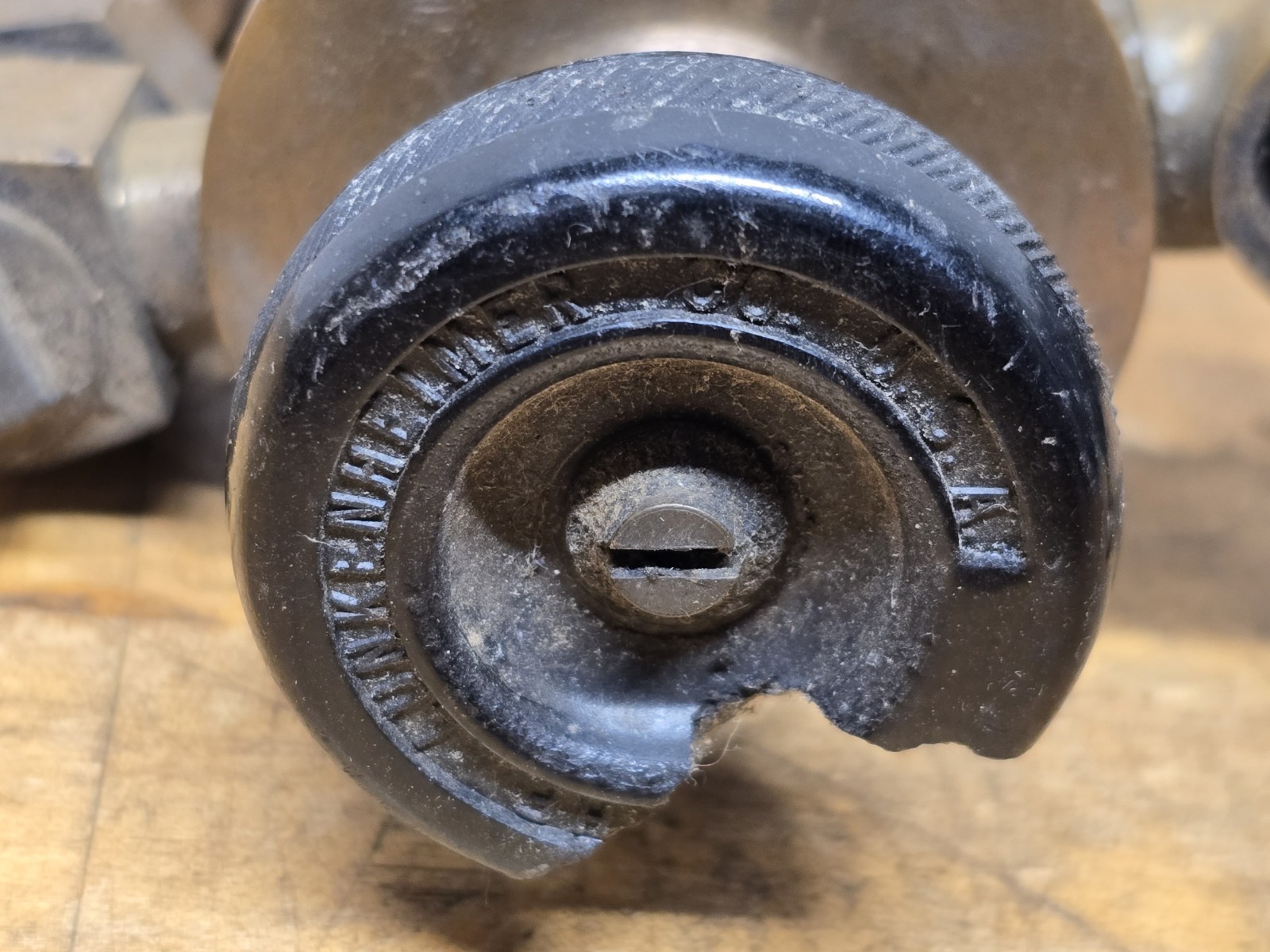 Antique Brass Lunkenheimer Senior Lubricator Oiler Hit Miss Steam Engine