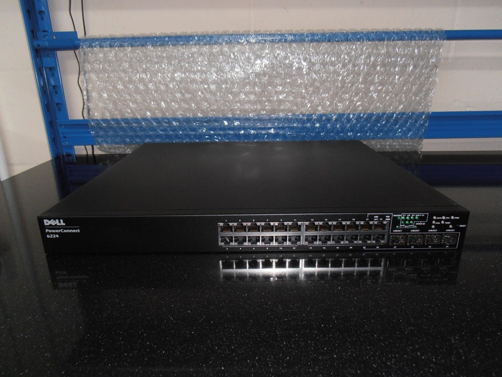 Dell PowerConnect 6224 24-port Gig Layer 3 Switch + 10G Stacking module