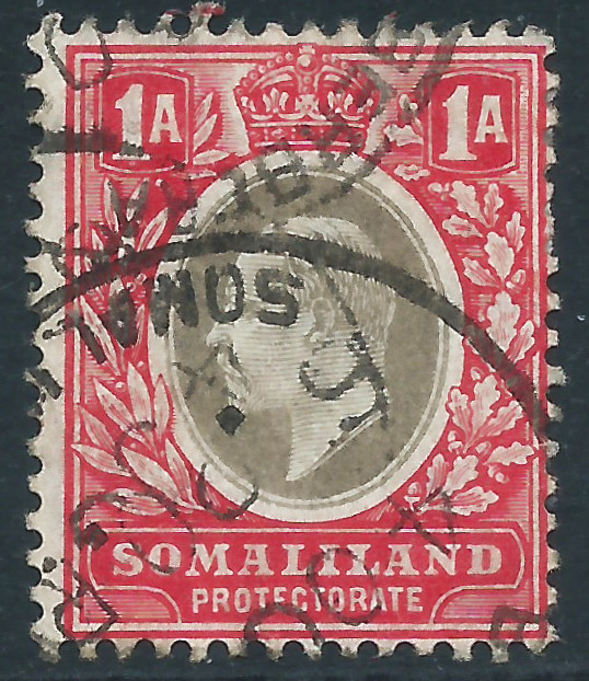 Somaliland Protectorate, Sc #41, 1a Used