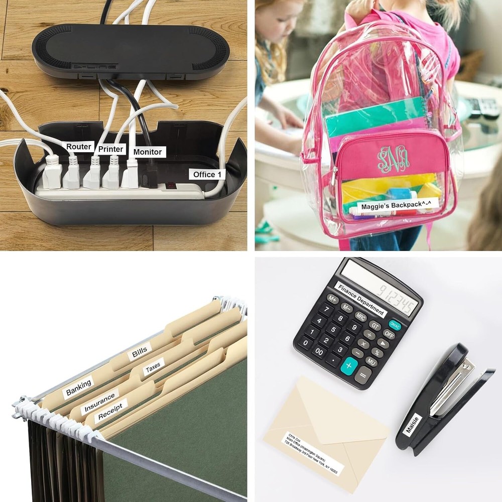 E10 Bluetooth Label Maker Machine , Continuous Waterproof Label (Without Tape)