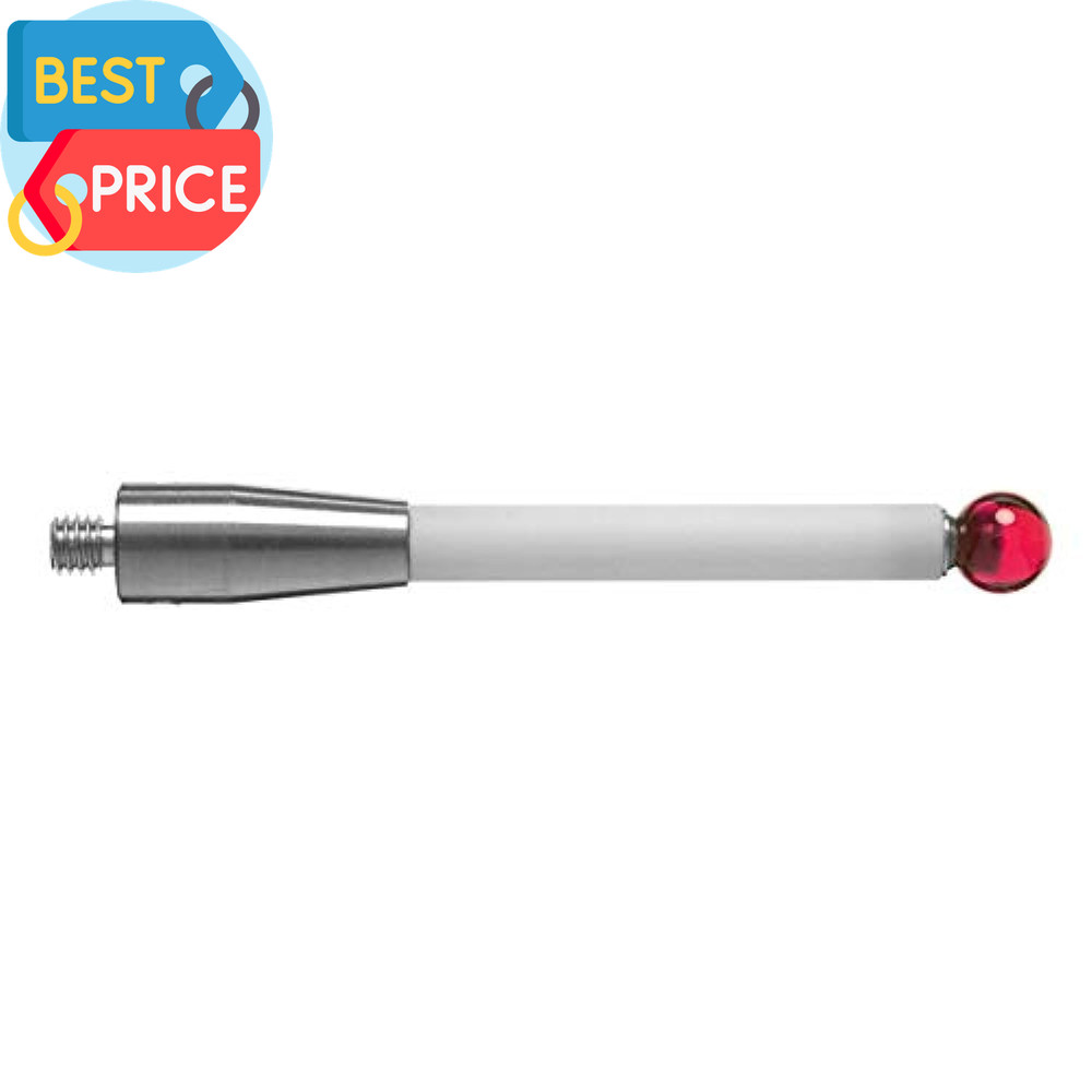 Cmm Probe Stylus for CMM Machine Tools Ceramic Stem M4 Thread Shank 6Mm Diameter