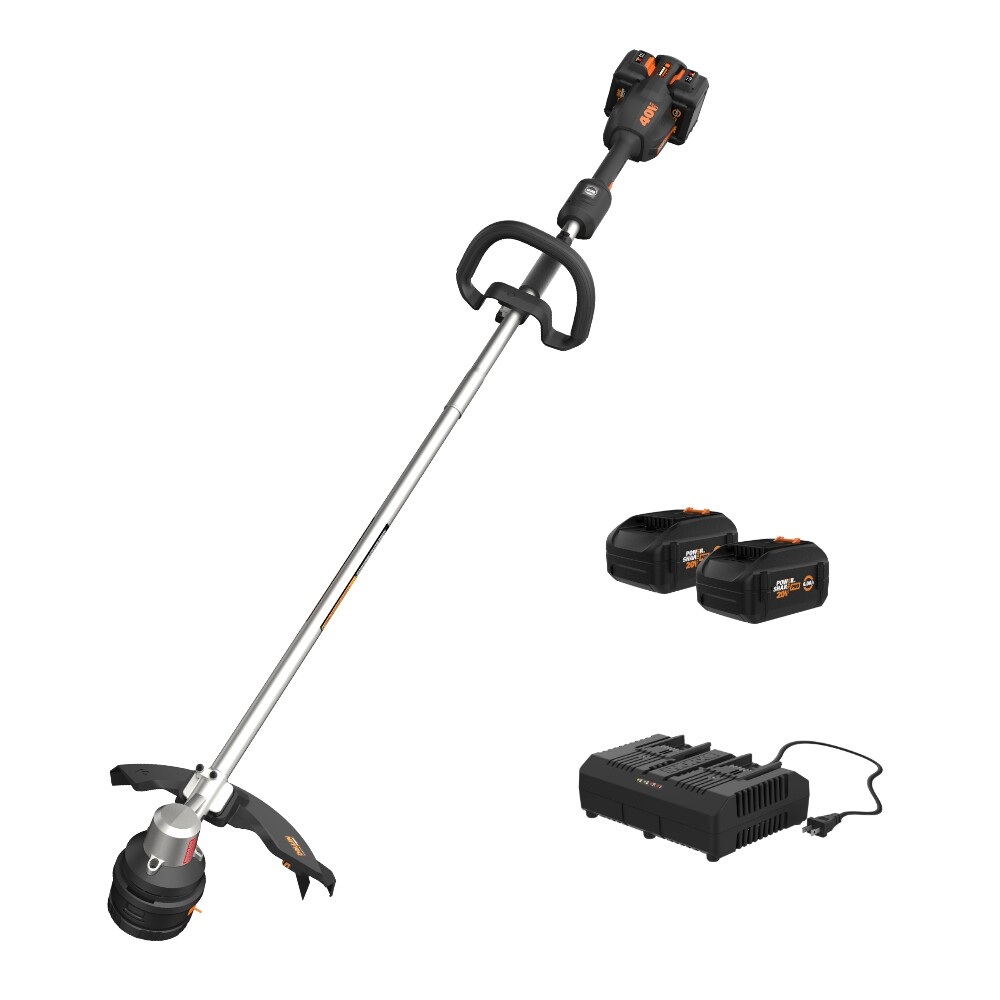 WG185 Worx Nitro 40V 15” Cordless String Trimmer 4.0Ah Power Share -SR