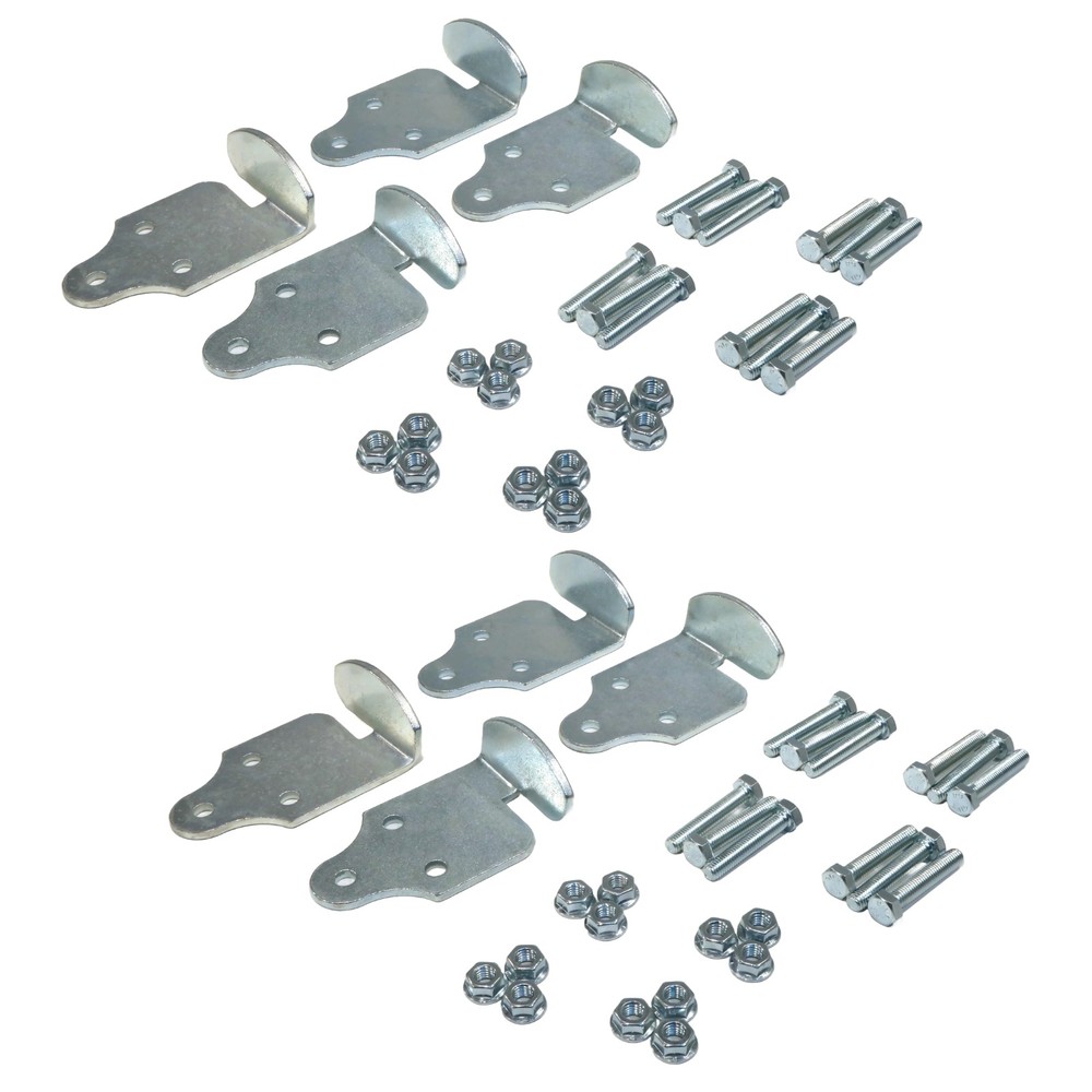 4 Trailer Corner Bracket Connector Sets w/ Hardware Body Gate Bed Sides