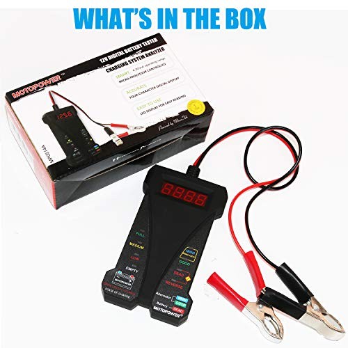 MP0514A 12V Digital Car Battery Tester Voltmeter and Charging System Analyzer