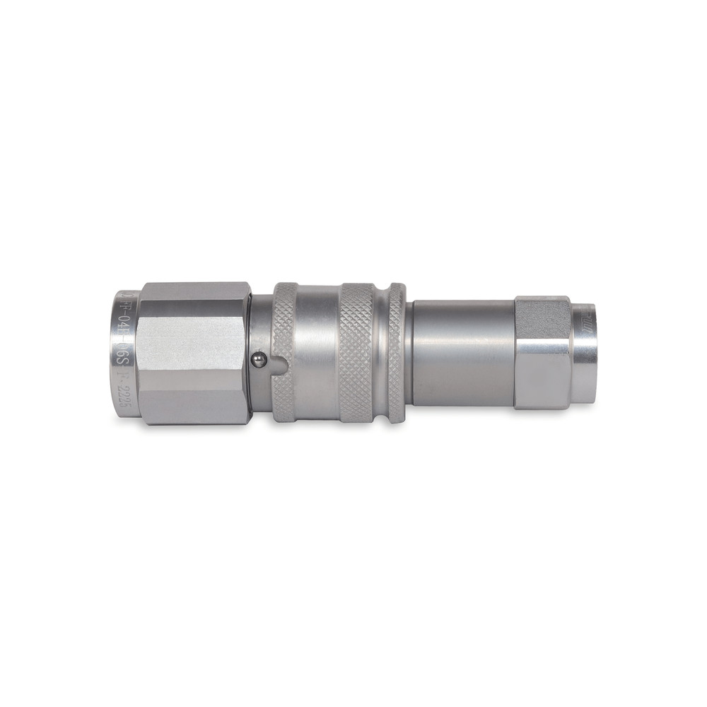 1/4″ Flat Face Hydraulic Quick Couplers Set - 3/8″ SAE Thread