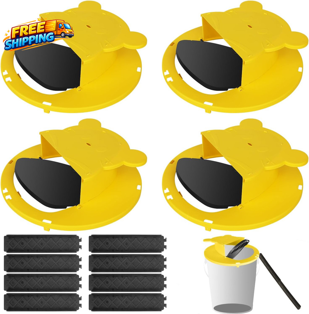 Mouse Trap Bucket  Mouse Traps Indoor for Home  Multi Catch Auto Reset Humane