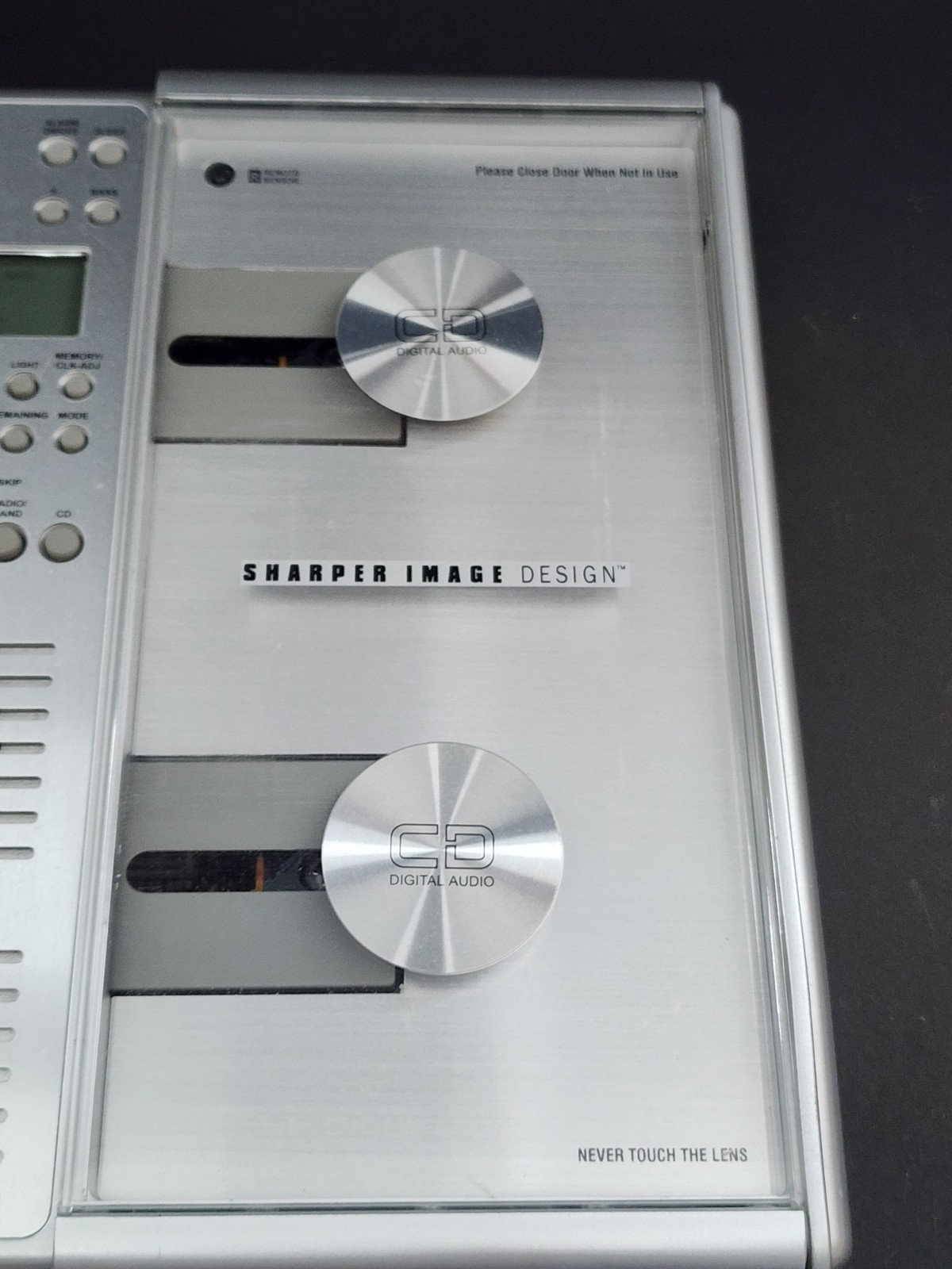 Sharper Image Twin CD Player AM/FM Stereo Shower Companion Water Resistant SI742