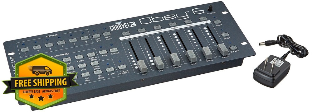 CHAUVET DJ Obey 6 Compact DMX-512 Stage Light Controller