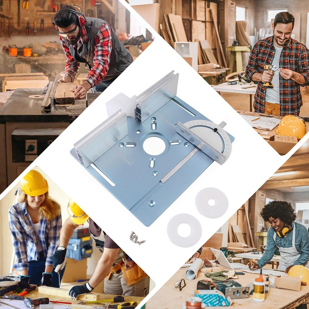 Router Table Insert PlateAluminum Router Insert Plate Small Router Base Plate...