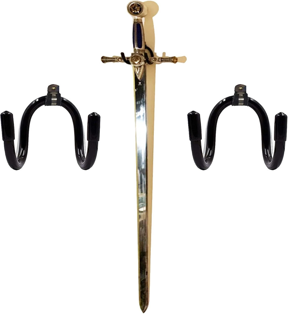 Flexible Adjustable Wall Hook Sword Hanger Display - Universal Holder for Sword