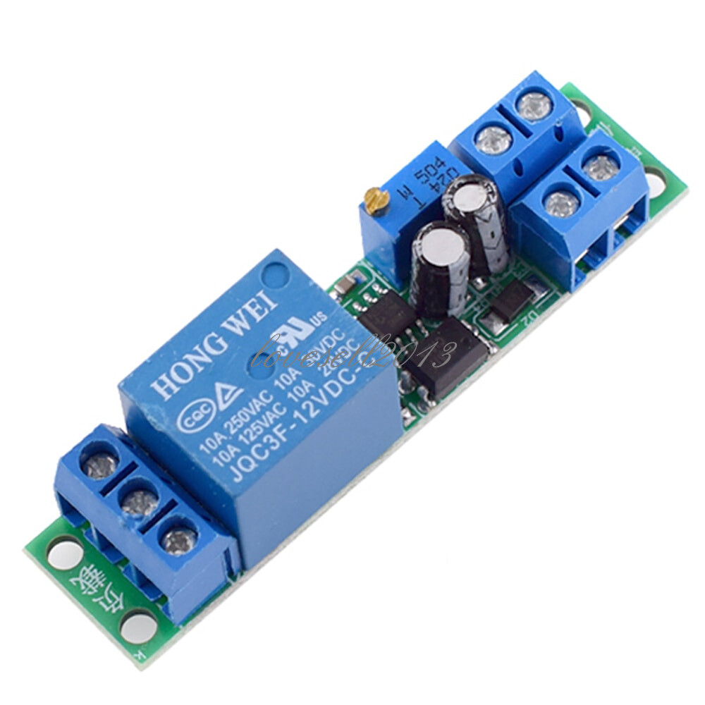 DC 12V Adjustable Signal Trigger Delay Time Power Turn Off Switch Relay Module F