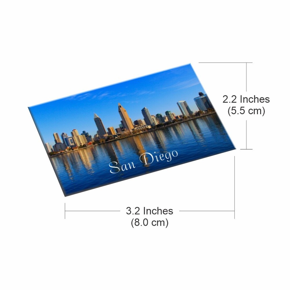 San Diego Skyline Magnet