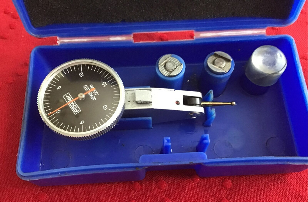 Fowler 52-562-778 Dial Test Indicator Black Dial 0.0005" Accuracy