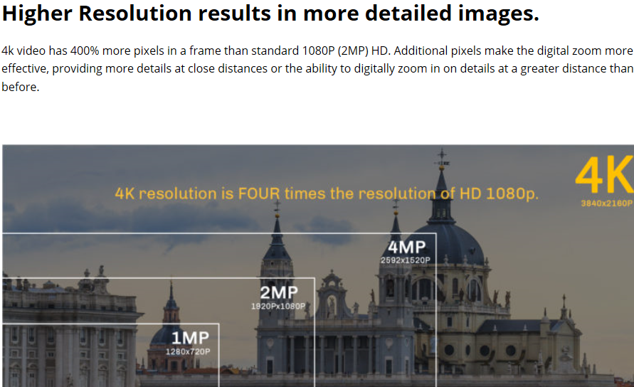 MXStar 4K @ 30fps Real-time 5x Motorized Zoom Autofocus Bullet Security Camera