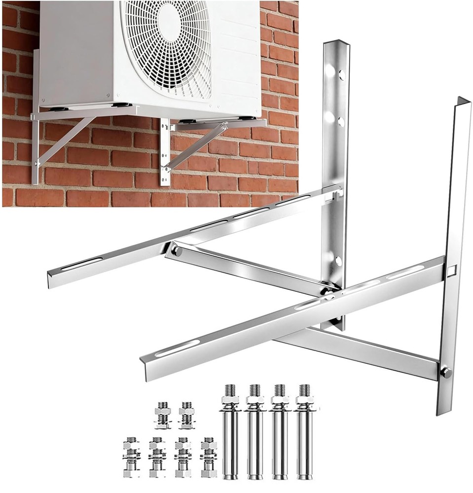 600LBS Steel Mini Split Wall Mount Bracket For Air Conditioner Condensing Units