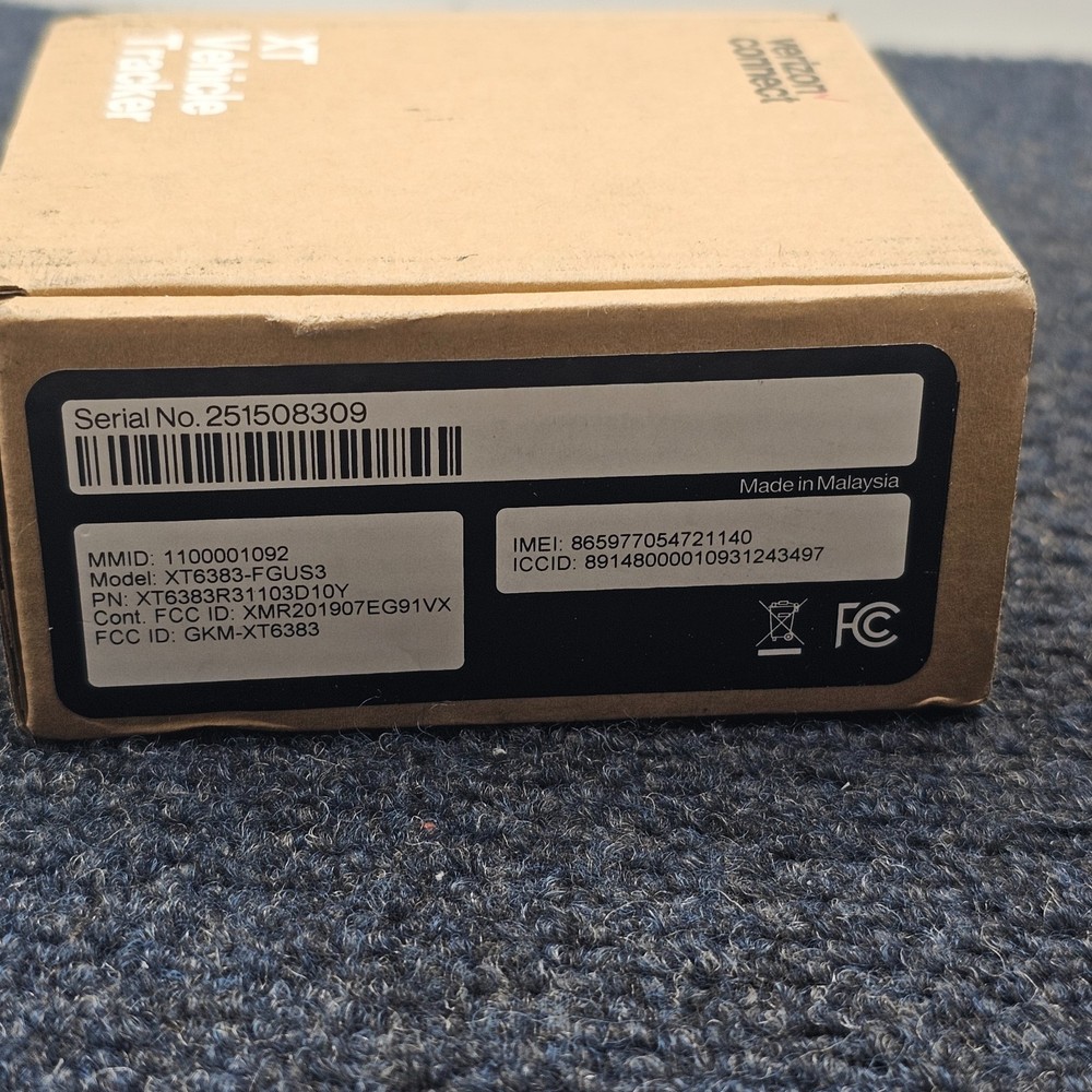 Verizon Connect XT6383-FGUS3 XT Vehicle Tracker