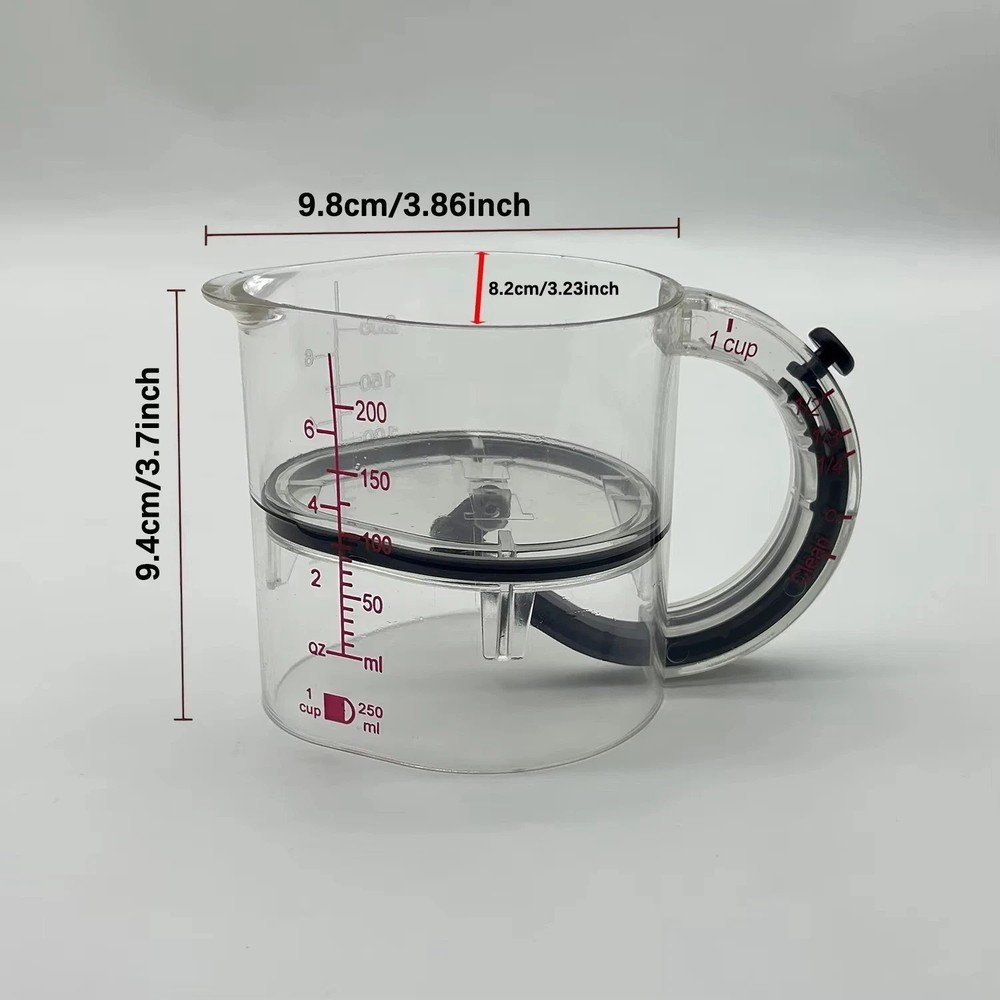 4-In-1 Adjustable Measuring Cup - Multi-Functional up Cup Measuring Cup,