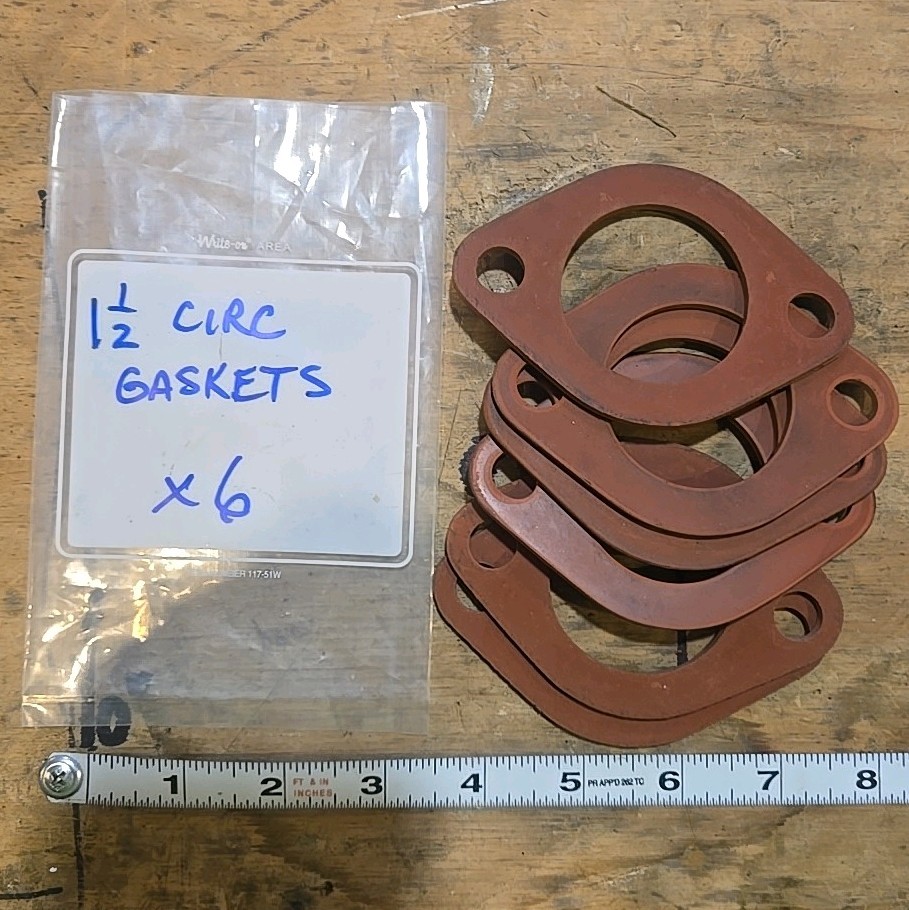 1-1/2" Circultor Gaskets 6pk