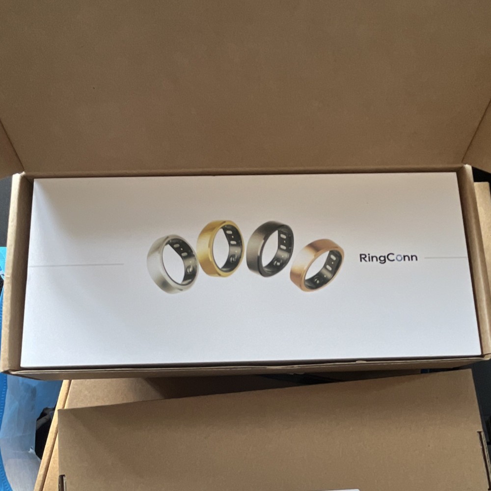 RingConn Gold Activity Tracker Ring for Finger