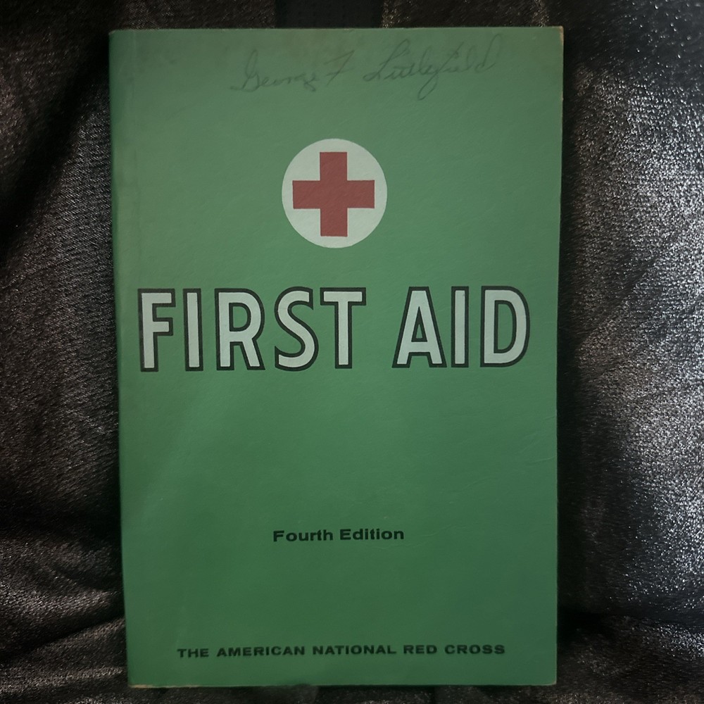 First Aid Red Cross Manual 1972