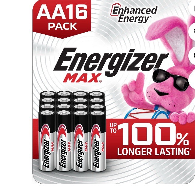 16 Energizer AA Max Alkaline Battery