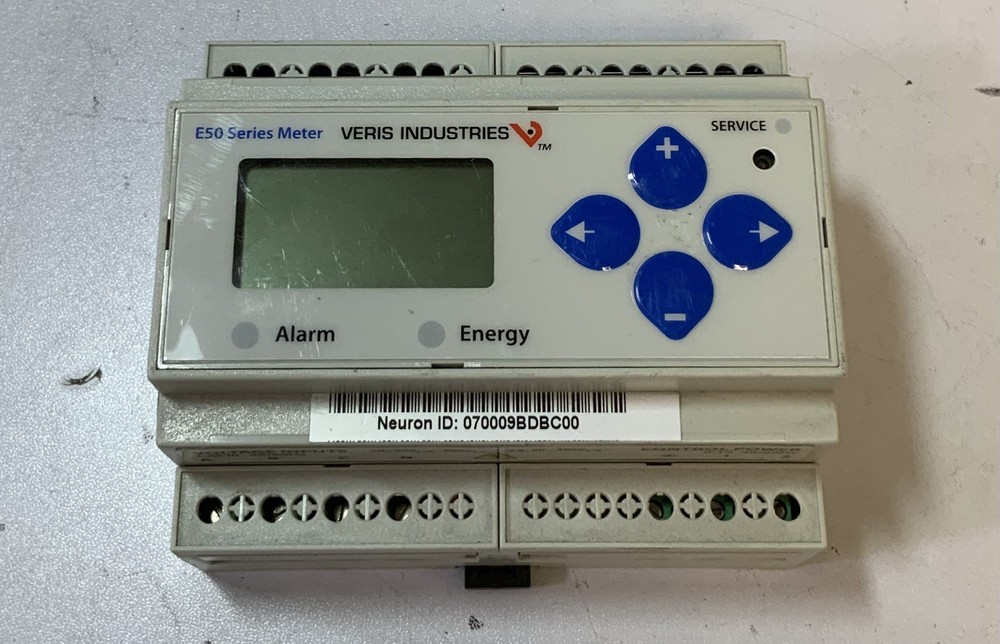 Veris Industries E50F2 E50 Series Compact Power Meter, White "N7E"