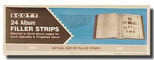 Scott Album Filler Strips ACC105 For 2 Square Post Specialty Binder New 24 Pack