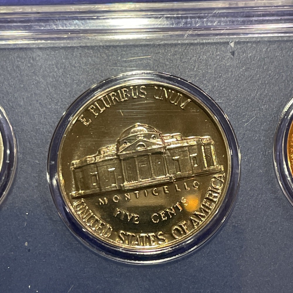 US MINT COIN SET 1964-P 90% SILVER Double Struck Gem Luster With CASE
