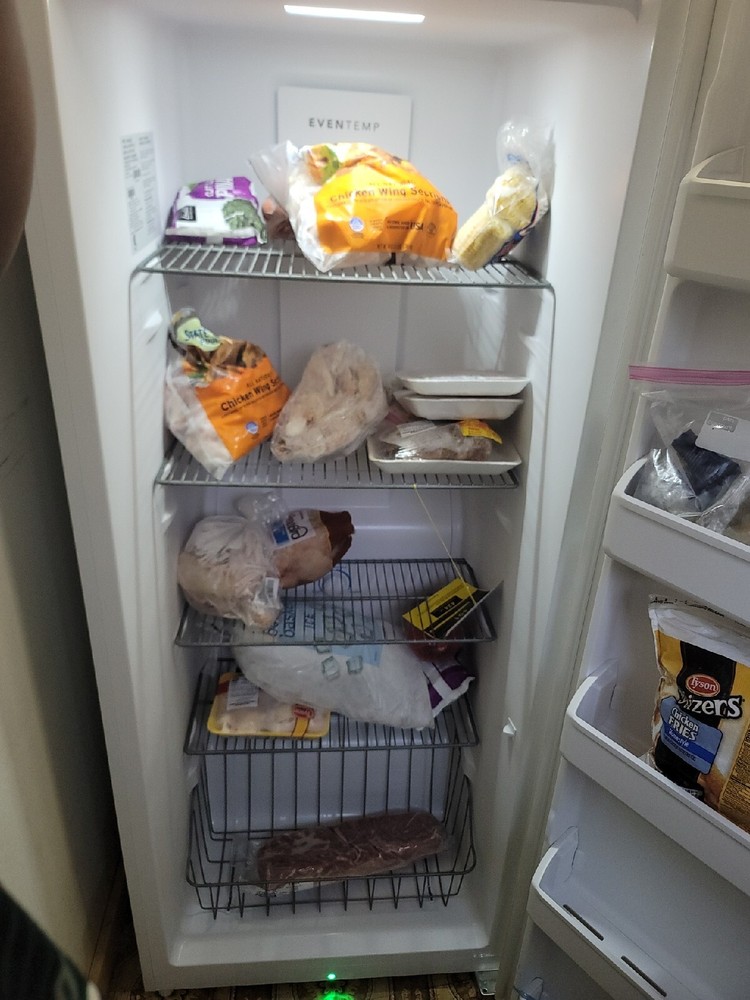 frigidaire 3 months old Upright Freezer