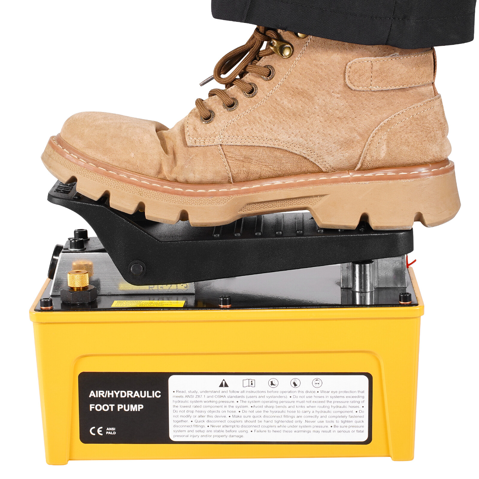 Air Hydraulic Pump Air Actuated Foot Pump 10,000PSI Frame Machine Pump