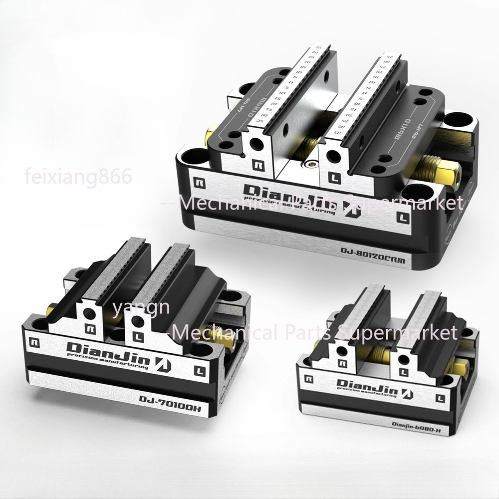 4/5-Axis Fixture Self-Centering Bench Vise Quick Clamping Front Reverse 2"- 8"