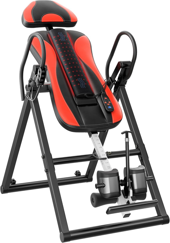 YOLEO Gravity Inversion Table for Back Pain Relief 2026 New Inversion Table W/He
