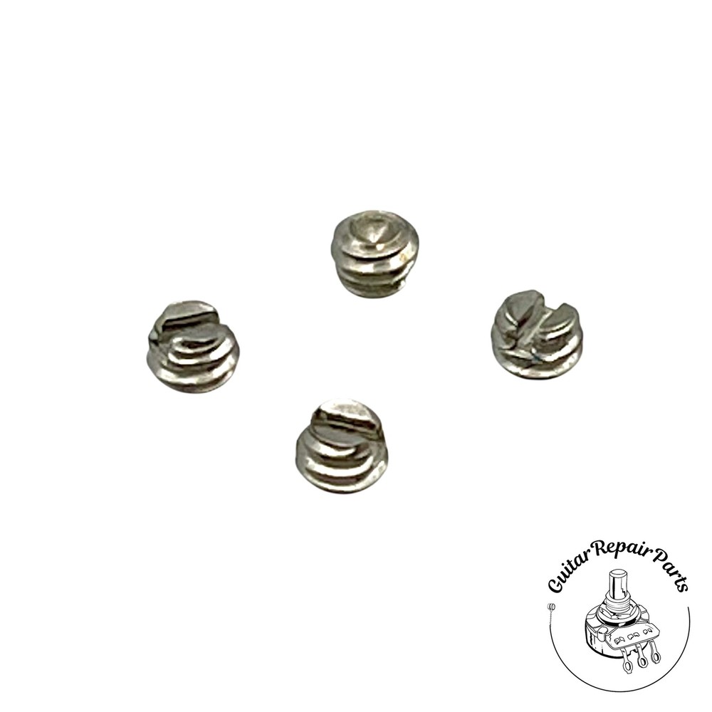 Slotted Set Screws For Knobs Flat Head 8-32 x 1/8  (4 pcs) - Stainless