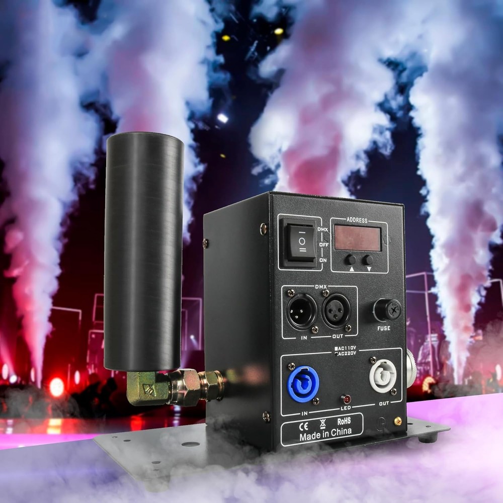SHEHDS 200W CO2 Jet Machine Professional Stage Equipment DMX Controller 15MPa