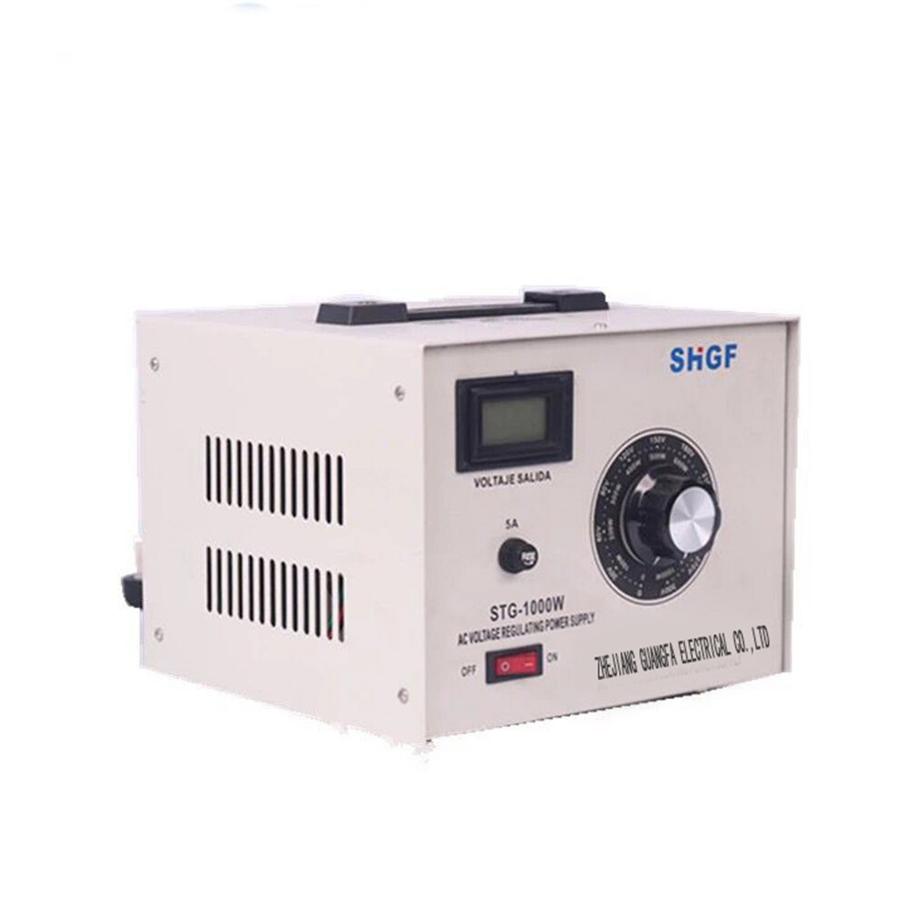 Single Phase STG-1000W Variac Transformer Variable AC Voltage Regulator 0-300V