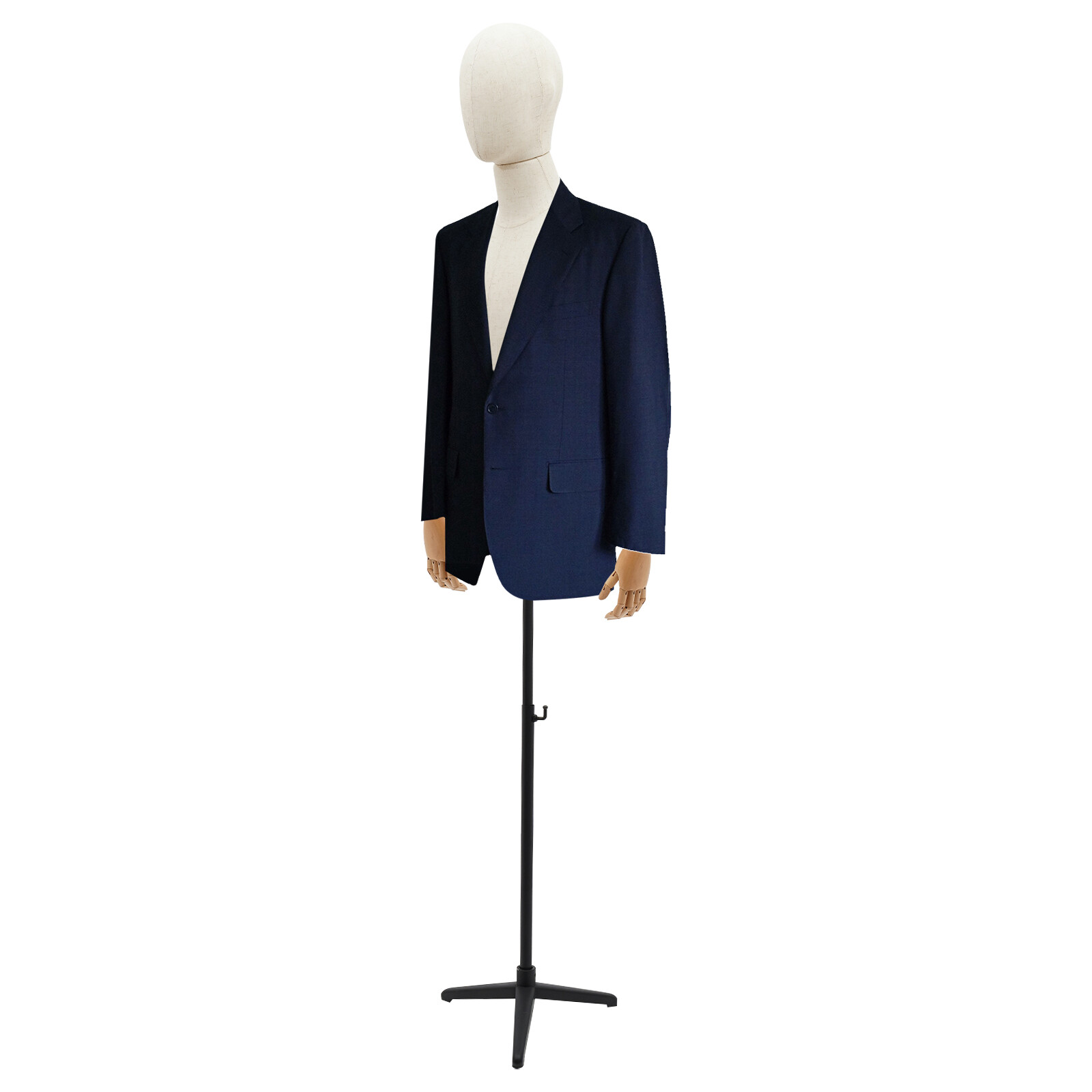 Adult Male Torso Mannequin Dress Form with tripod Base Adjustable Height