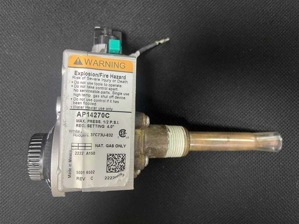 Genuine OEM Rheem Richmond White Rodgers Water Heater Natural Gas Valve AP14270C