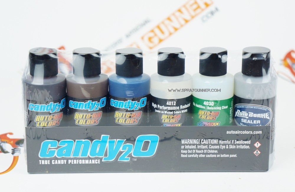 Createx Colors candy2o Hobby paint Set