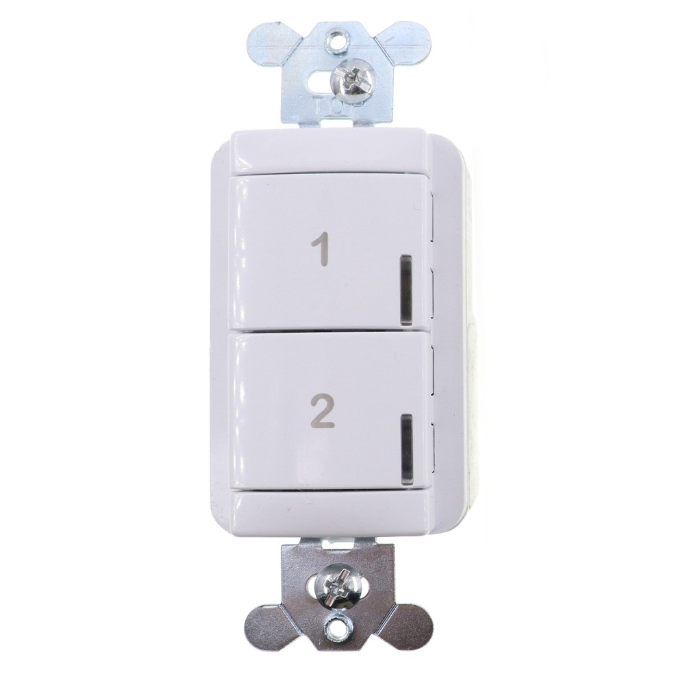 SENSOR SWITCH NPODM-2S-WH NLIGHT WALLPOD PUSH-BUTTON SCENE CONTROL, WHITE