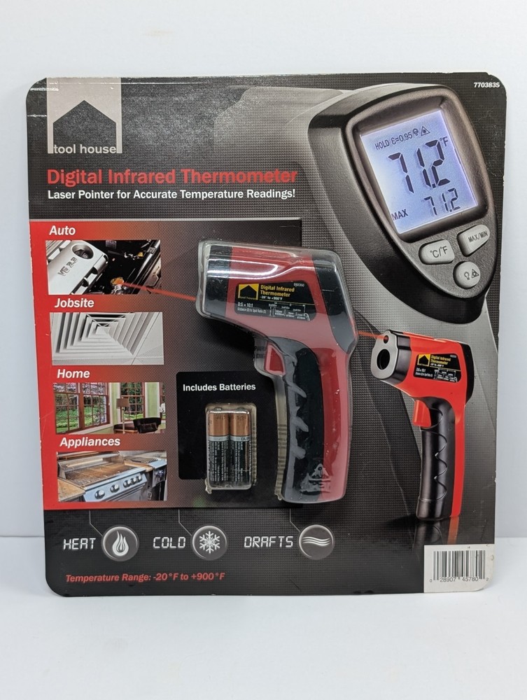 Laser pointer Digital Infrared Thermometer, Tool house.  Brand new.