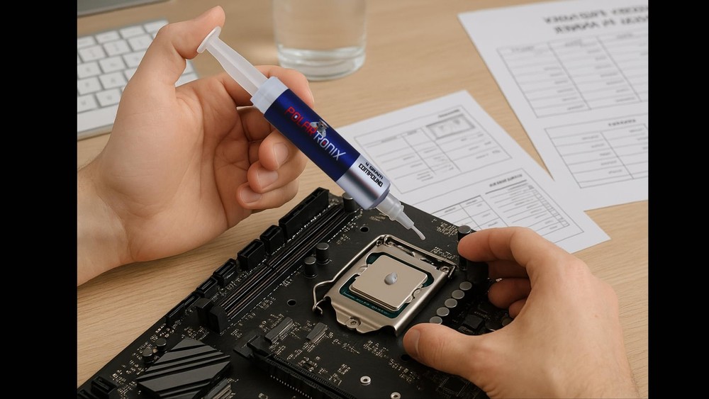 Thermal Paste for Computer CPU GPU Laptop 12.8W/mk Made in USA 4 Gram Gray