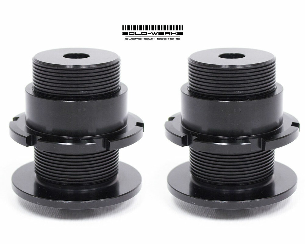 Solo Werks Replacement Rear Adjustable Spring Perch for Audi A4 S4 B6/B7/B8 PAIR