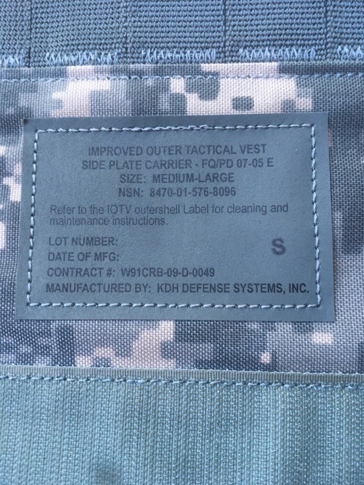 Tactical Modular Molle Cummerbund Pair-Size Med-Large- Digital Camo. New.